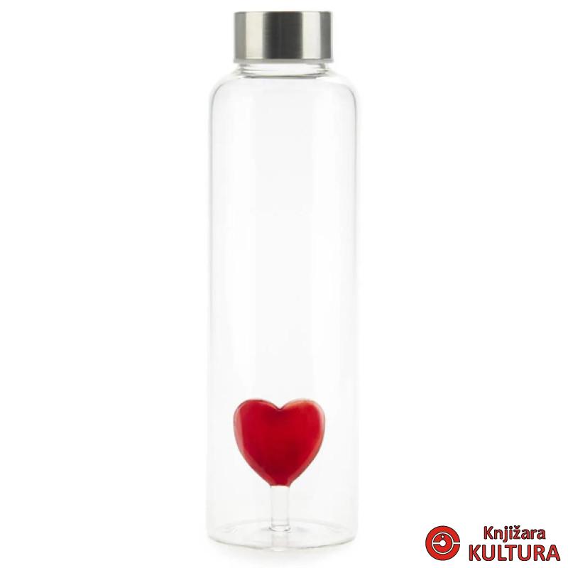 BOCA ATLANTIS LOVE 0.5 L RED STAKLO 