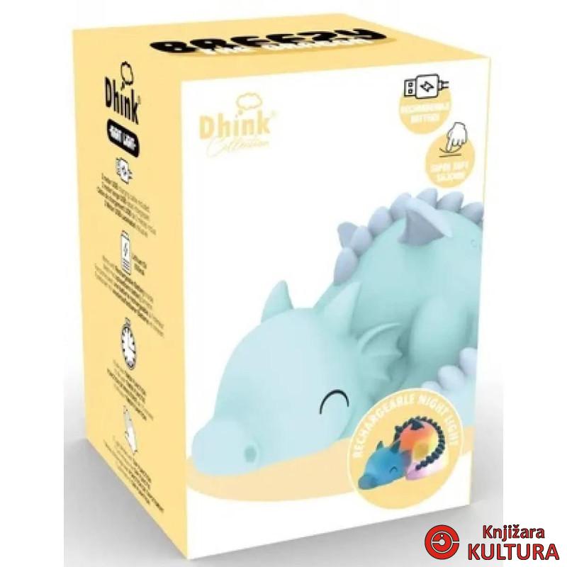SILIKONSKA NOĆNA LAMPICA – PUNJIVA – DIZAJN ZMAJA 