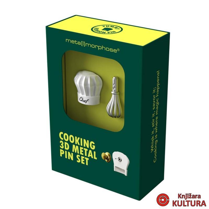 MODNI PIN – SET OD 2 PINA – DIZAJN KUHARA 