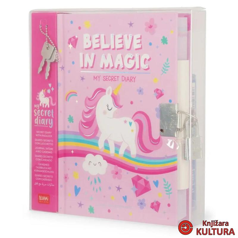 MY SECRET DIARY - TAJNI DNEVNIK S LOKOTOM - JEDNOROG DIA0015 