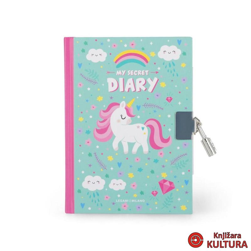 MY SECRET DIARY - TAJNI DNEVNIK S LOKOTOM - JEDNOROG DIA0015 