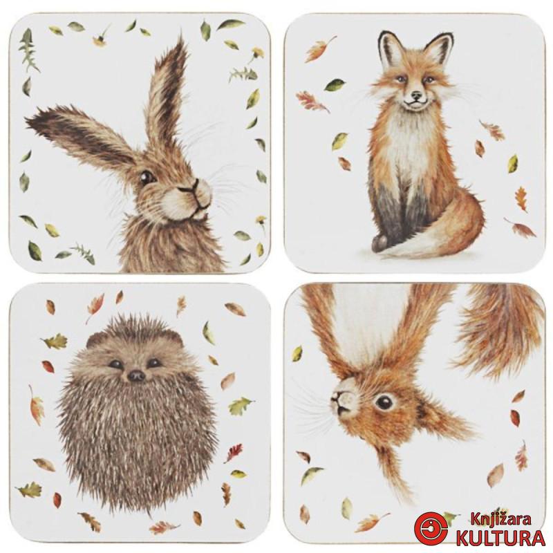 Set podmetača Wildlife, 4 kom. LP90560 