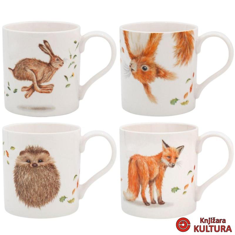 Šolje Wildlife, 4 različite LP90556 