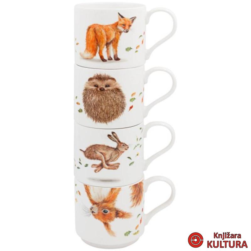 Set šolja koje se slažu, Wildlife, 4 kom. LP90557 