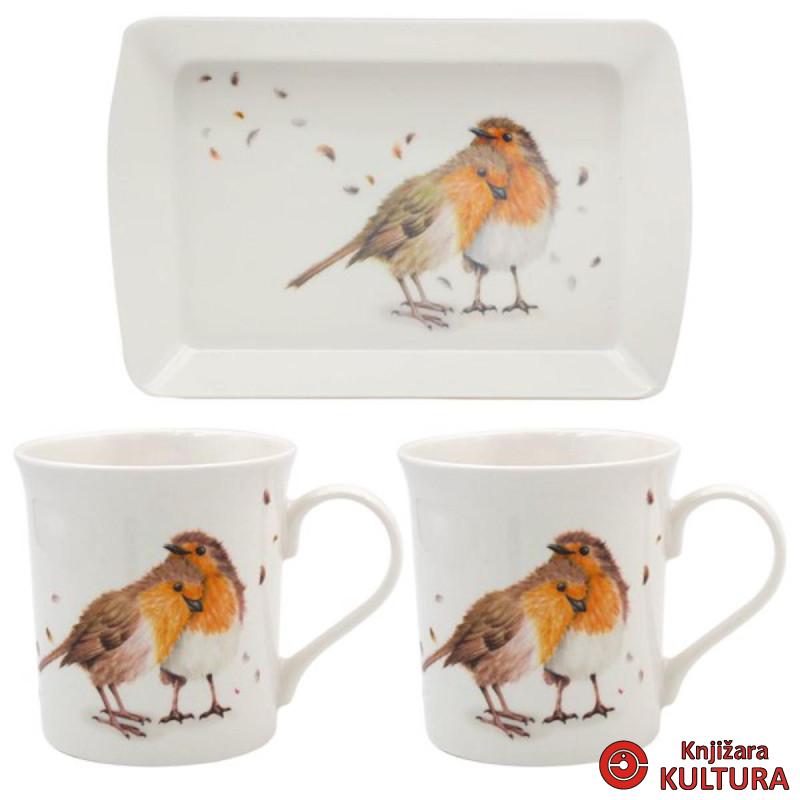 Šolja i tacna Robins Love Birds LP90481 