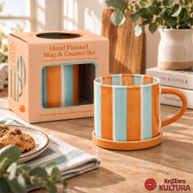Šolja i podmetač Stripes  LP77764 