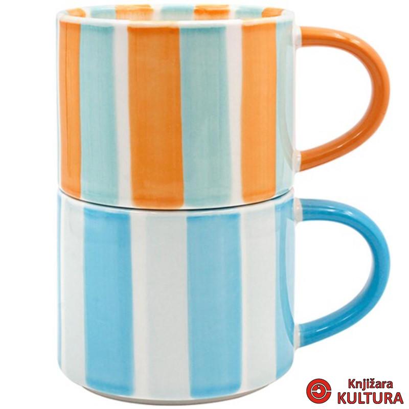 Šolje koje se slažu Stripes , set 2 LP77767 