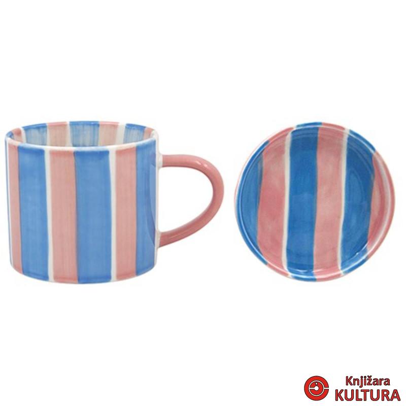 Šolja i podmetač Stripes  LP77762 