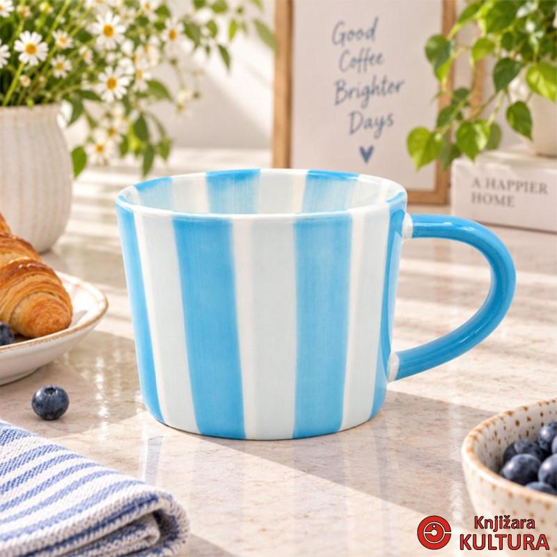Šolja, plava i svijetloplava Stripes  LP77758 