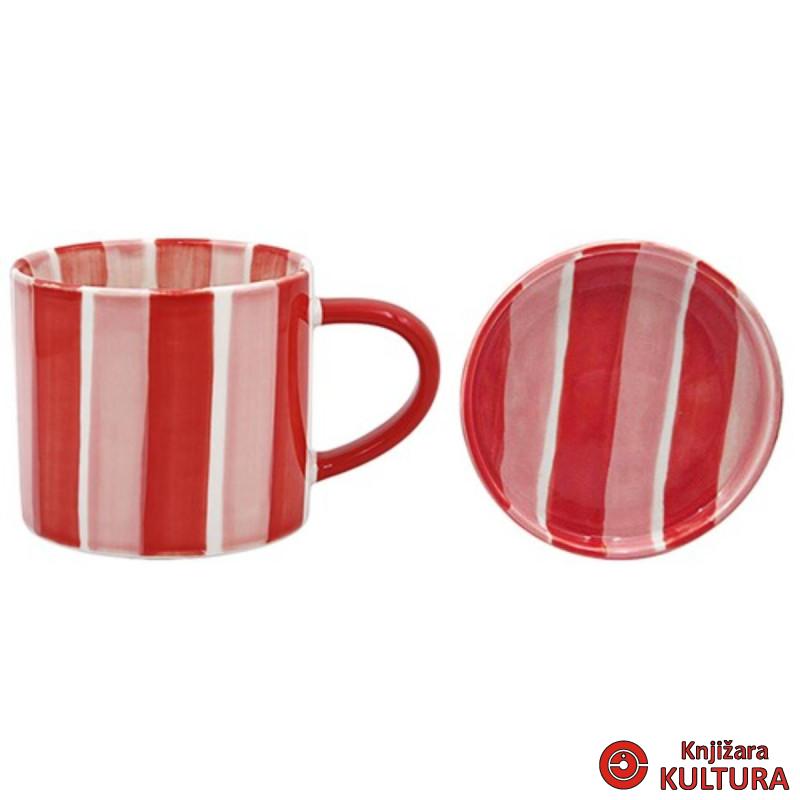 Šolja i podmetač Stripes LP77761 