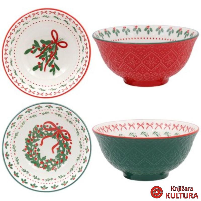 Xmas zdjela 4,45, 2 različite LP55751 