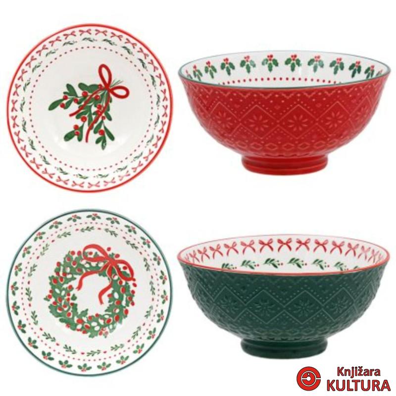 Xmas zdjela 6, 2 različite LP55752 