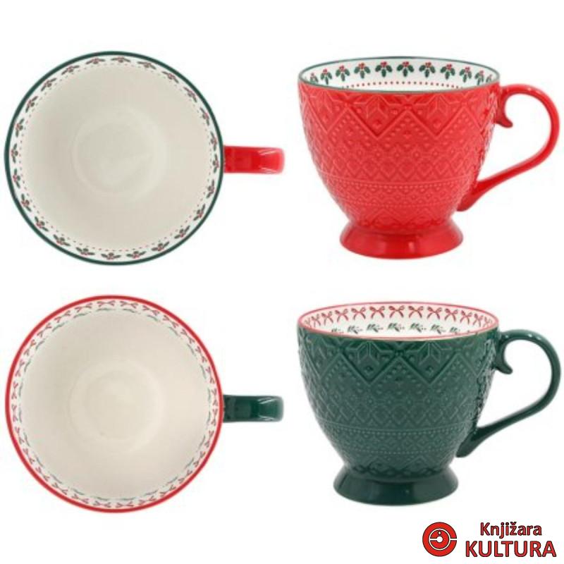 Xmas šolja s postoljem, 2 različite LP55753 