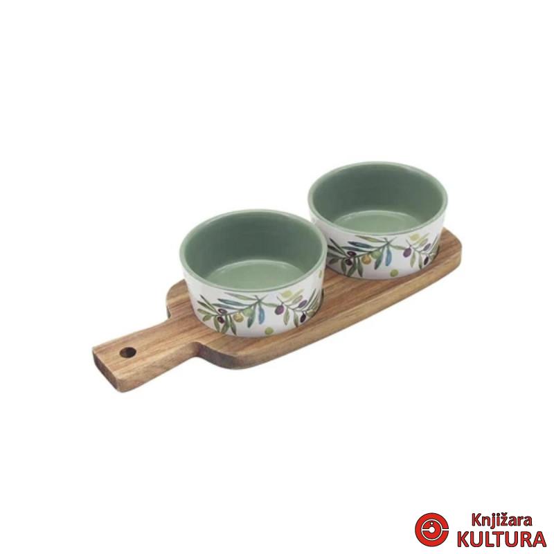 Posudice za grickalice na pladnju – masline LP76908 
