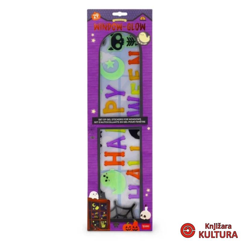 Set gel naljepnica za prozor - Srećna Noć vještica GGH0003 