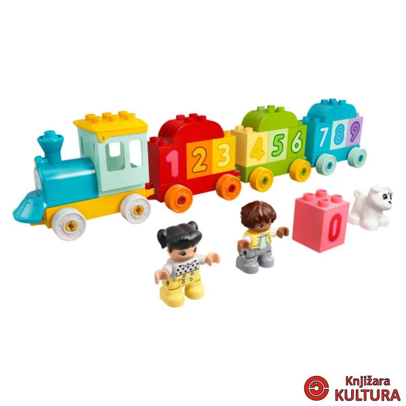 LEGO VOZIĆ SA BROJEVIMA-UČIMO BROJATI 