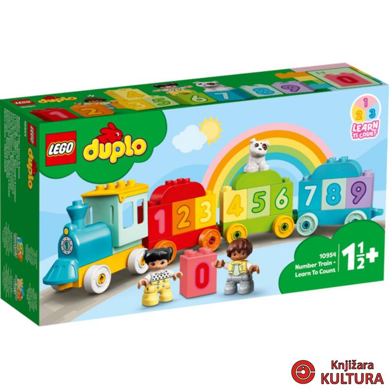 LEGO VOZIĆ SA BROJEVIMA-UČIMO BROJATI 