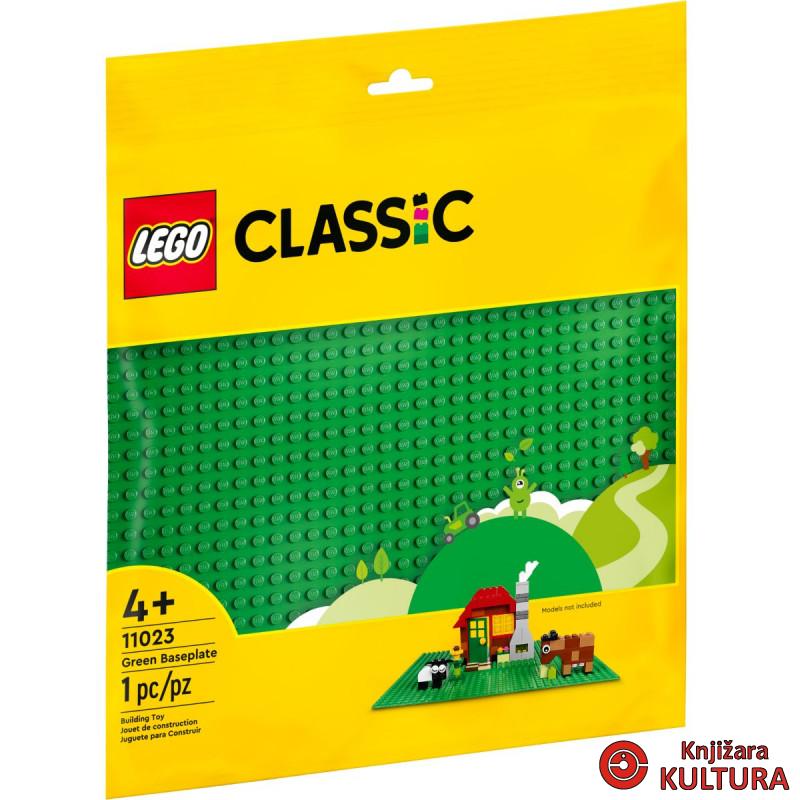LEGO PLOČA ZELENA ZA SLAGANJE 