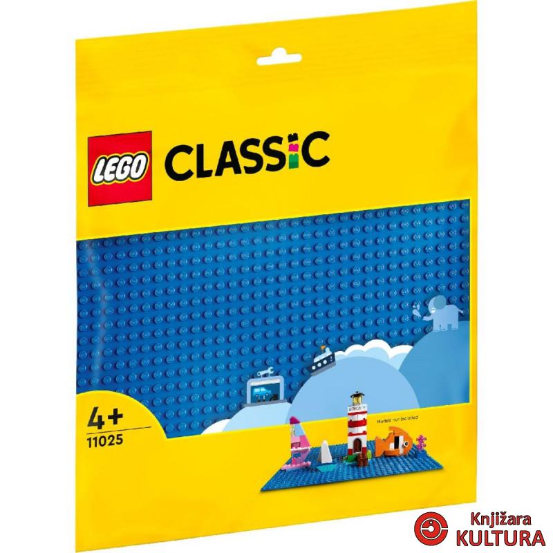 LEGO PLOČA ZA SLAGANJE PLAVA MALA 