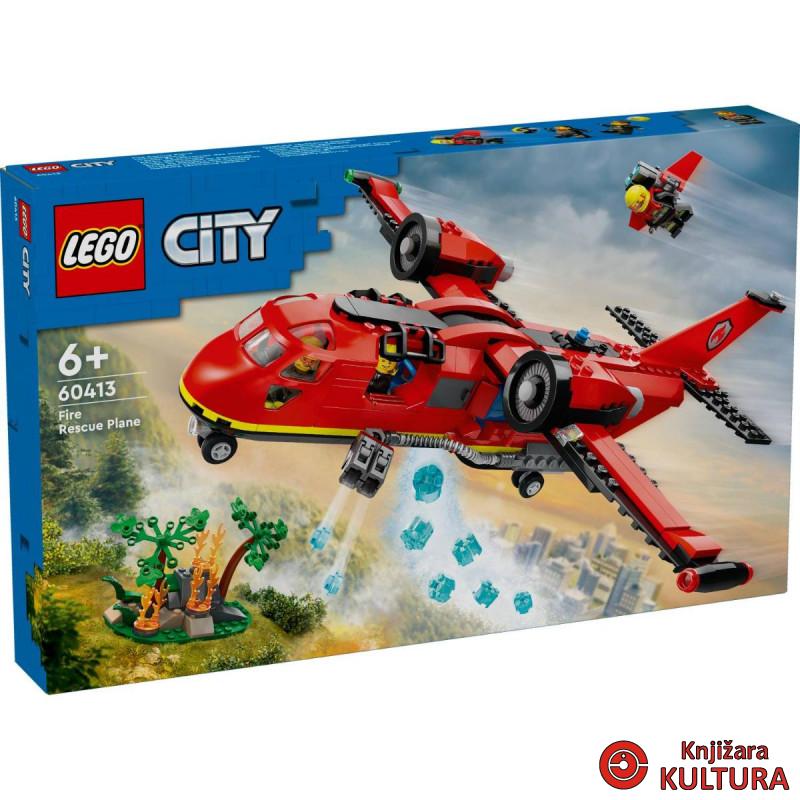 LEGO VATROGASNI SPASILAČKI AVION 