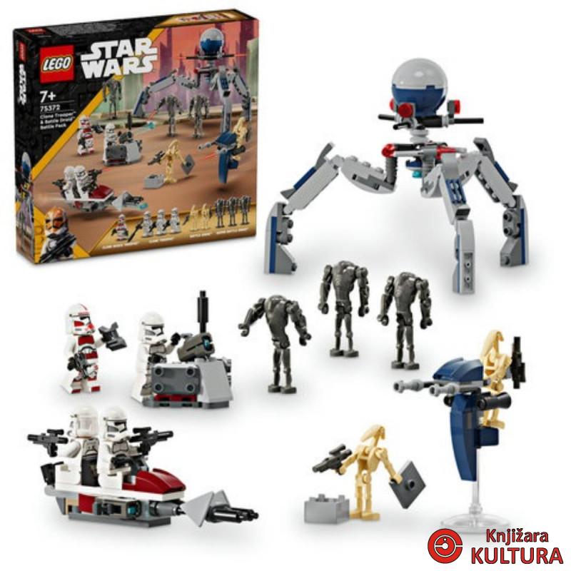 LEGO BORBENI KOMPLET CLONE TROOPER I BATLLE DROID 