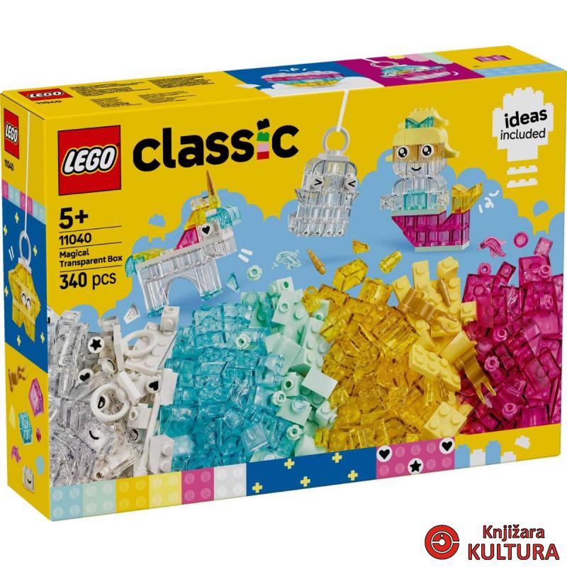 LEGO KUTIJA SA PROZIRNIM KOCKICAMA 