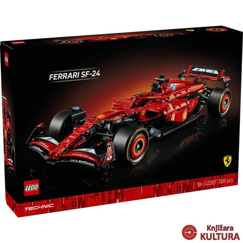 LEGO FERRARI SF-24 F1 AUTOMOBIL 