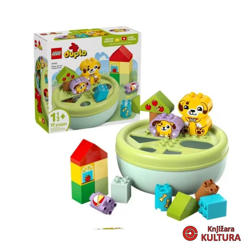 LEGO DUPLO MY FIRST SORTER OBLIKA KUĆICA ZA ŠTENE 11+ 