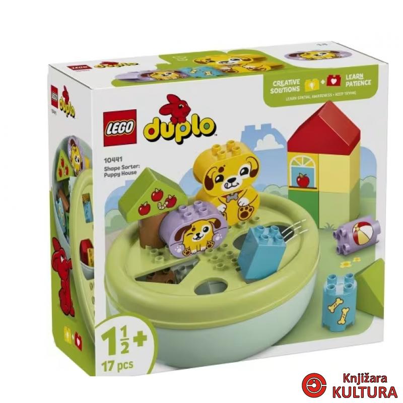 LEGO DUPLO MY FIRST SORTER OBLIKA KUĆICA ZA ŠTENE 11+ 