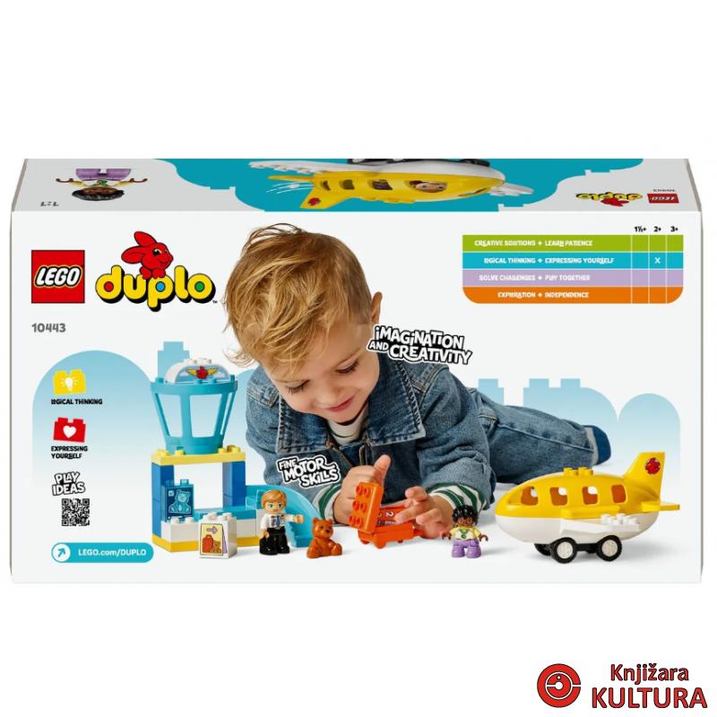 LEGO DUPLO TOWN PRVI PUT NA AERODROMU 2+ 