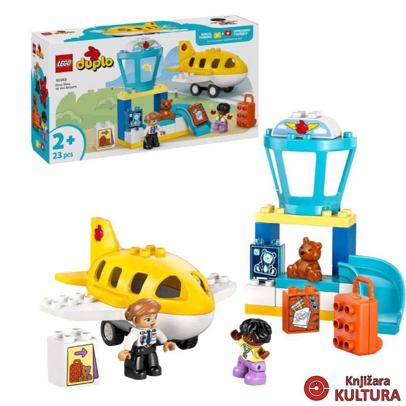 LEGO DUPLO TOWN PRVI PUT NA AERODROMU 2+ 