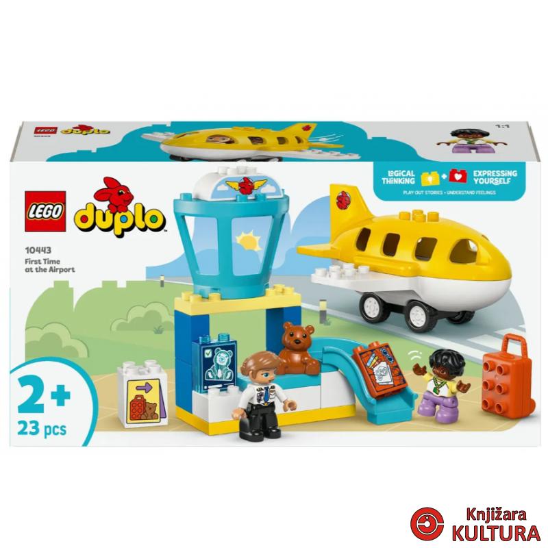 LEGO DUPLO TOWN PRVI PUT NA AERODROMU 2+ 