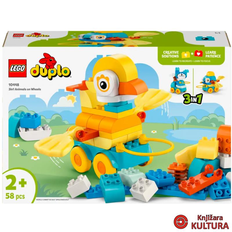 LEGO DUPLO TOWN ŽIVOTINJE NA TOČKOVIMA 3 u 1 2+ 
