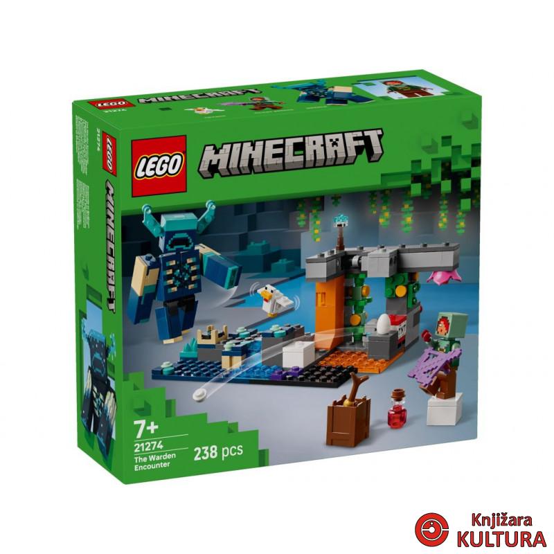 LEGO MINECRAFT SUSRET SA UPRAVITELJEM 7+ 