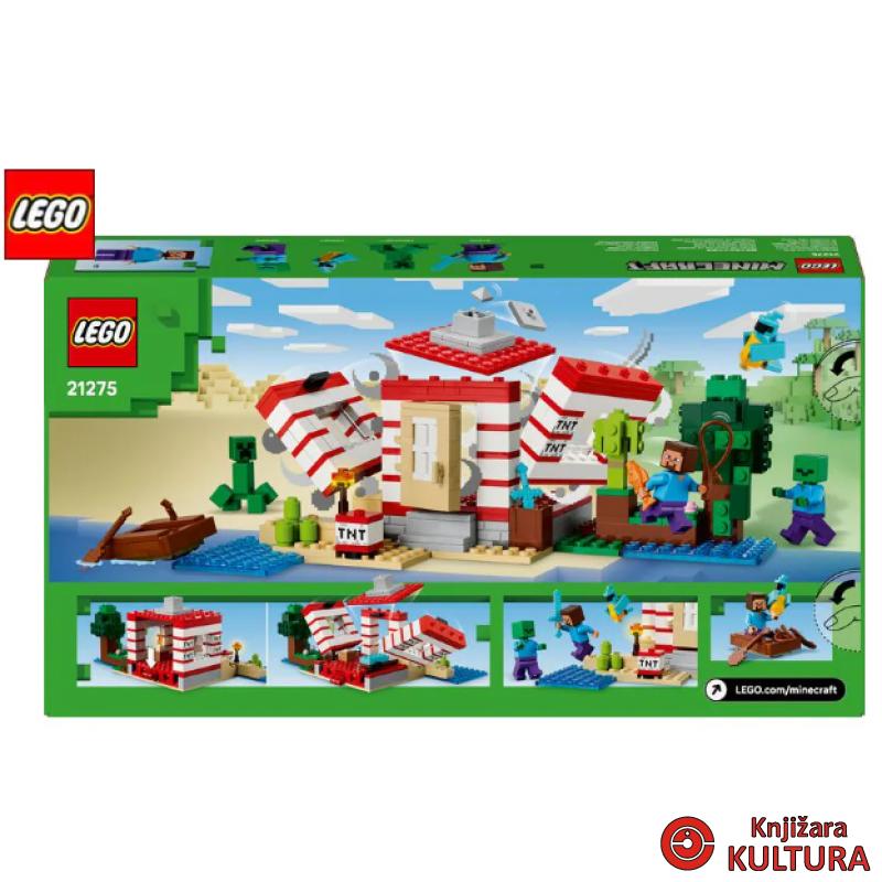 LEGO MINECRAFT TNT KUĆA U DŽUNGLI 8+ 