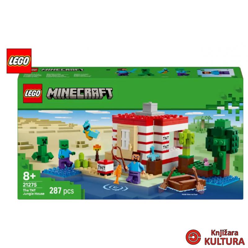 LEGO MINECRAFT TNT KUĆA U DŽUNGLI 8+ 