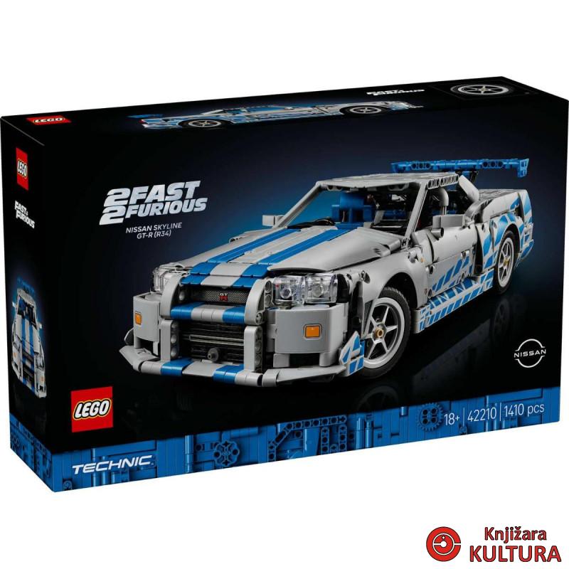 LEGO TECHNIC 2 FAST 2 FURIOUS NISSAN GT-R(R34) 18+ 