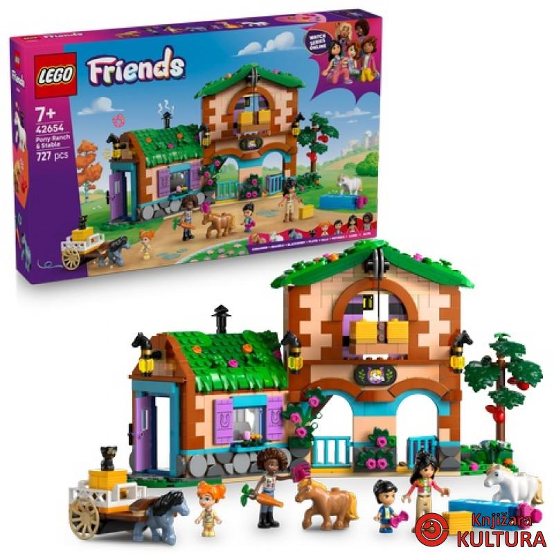 LEGO LEGO FRIENDS RANČ PONIJA I ŠTALA 7+ 