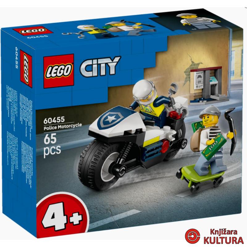 LEGO CITY POLICE POLICIJSKA POTJERA NA MOTOCIKLU 4+ 