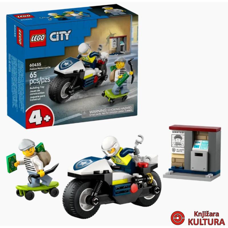 LEGO CITY POLICE POLICIJSKA POTJERA NA MOTOCIKLU 4+ 