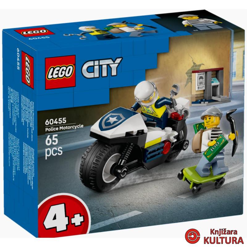 LEGO CITY POLICE POLICIJSKA POTJERA NA MOTOCIKLU 4+ 