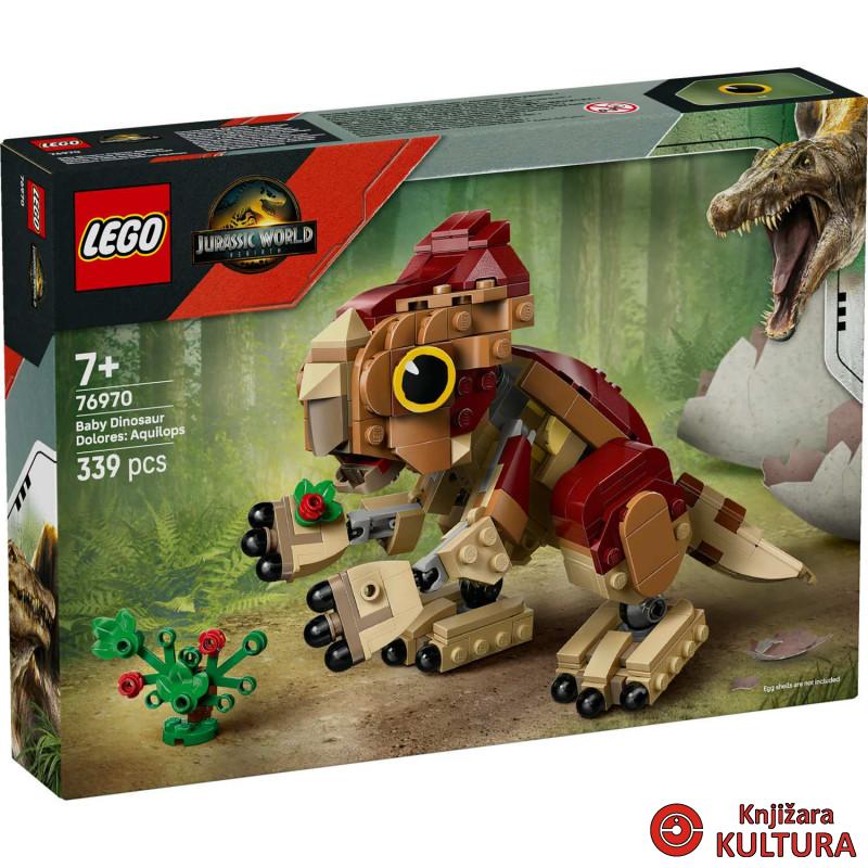 LEGO JURASSIC WORLD BEBA DINOSAUR AQUILOPS 7+ 