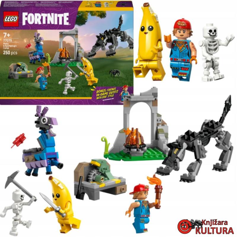 LEGO FORTNITE PEELY I SPARKLUG U KAMPU 7+ 
