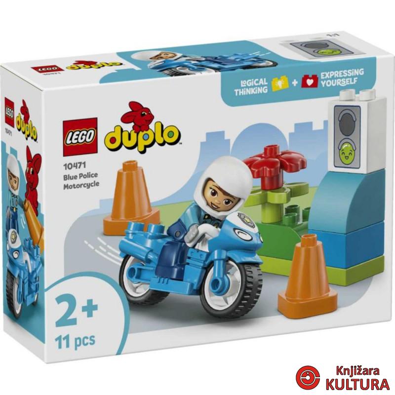 LEGO PLAVI POLICIJSKI MOTOR 