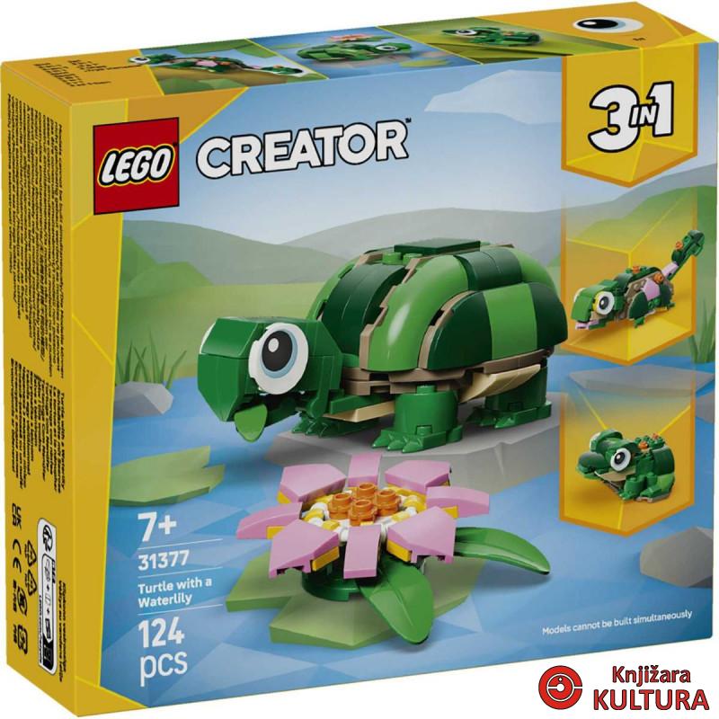 LEGO KORNJAČA SA CVIJETOM LOPOČA 