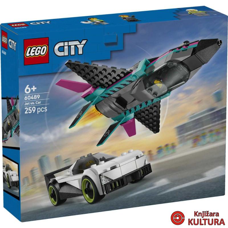 LEGO JET VS CAR 