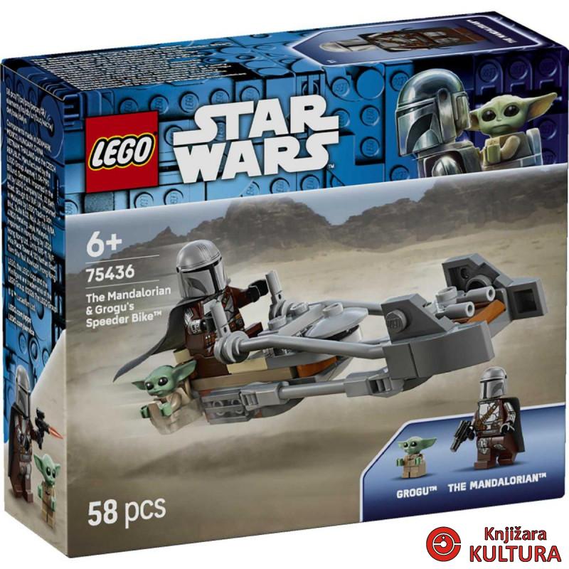 LEGO MANDALORIAN I GROGUOV BRZI MOTOCIKL 