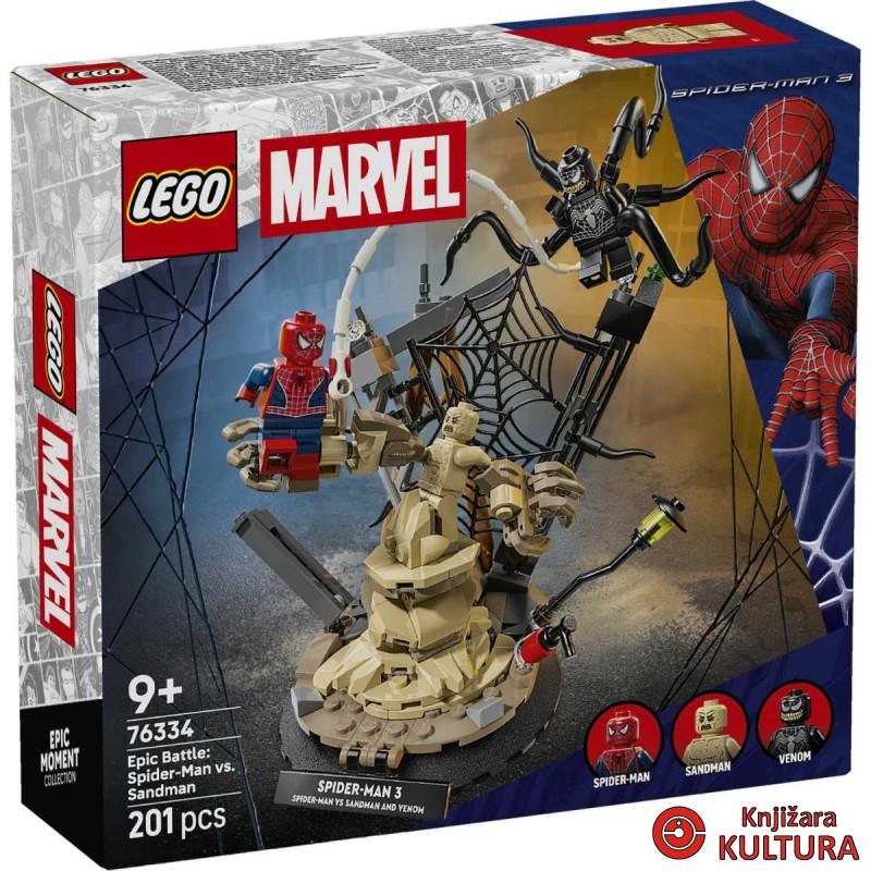 LEGO EPSKA BITKA SPIDER-MAN SANDMAN 