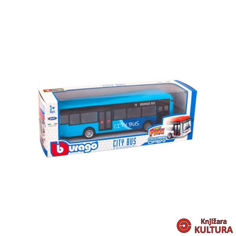 BURAGO STREET FIRE AUTOBUS 1:43 