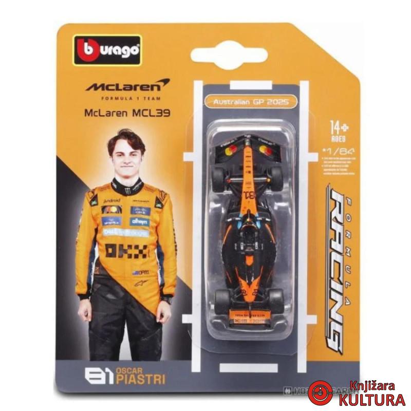 BURAGO 1/64 FORMULA MCLAREN F1 MCL39 